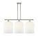 Ballston Three Light Island Pendant in Polished Nickel (405|516-3I-PN-G559-12GWH)