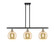 Ballston Three Light Island Pendant in Black Antique Brass (405|516-3I-BAB-G128-8)
