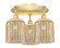 Ballston Three Light Semi-Flush Mount in Satin Gold (405|516-3C-SG-G559-8ME)