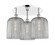 Ballston Three Light Semi-Flush Mount in Polished Chrome (405|516-3C-PC-G559-8SM)
