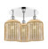 Ballston Three Light Semi-Flush Mount in Polished Chrome (405|516-3C-PC-G559-8ME)