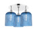 Ballston Three Light Semi-Flush Mount in Polished Chrome (405|516-3C-PC-G559-8BL)