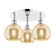 Ballston Three Light Semi-Flush Mount in Polished Chrome (405|516-3C-PC-G128-8)