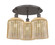 Ballston Three Light Semi-Flush Mount in Oil Rubbed Bronze (405|516-3C-OB-G559-8ME)