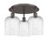 Ballston Three Light Semi-Flush Mount in Oil Rubbed Bronze (405|516-3C-OB-G559-8CL)