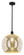 Ballston One Light Pendant in Matte Black (405|516-1S-BK-G128-14)