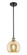 Ballston One Light Mini Pendant in Black Antique Brass (405|516-1S-BAB-G128-8)