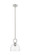 Downtown Urban One Light Pendant in Satin Nickel (405|485-1S-SN-G486-8CL)