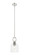 Downtown Urban One Light Mini Pendant in Polished Nickel (405|485-1S-PN-G487-6CL)