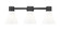 Downtown Urban Three Light Bath Vanity in Matte Black (405|464-3W-BK-G464C-7GW)