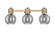 Downtown Urban Three Light Bath Vanity in Brushed Brass (405|464-3W-BB-G464B-7SM)