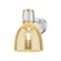 Downtown Urban One Light Wall Sconce in Satin Nickel (405|464-1W-SN-G464D-7ME)