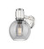 Downtown Urban One Light Wall Sconce in Polished Nickel (405|464-1W-PN-G464B-7SM)