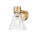 Downtown Urban One Light Wall Sconce in Brushed Brass (405|464-1W-BB-G464C-7SDY)