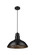 Langston One Light Pendant in Matte Black (405|455-1P-16BK)