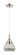 Caden One Light Pendant in Polished Nickel (405|447-1P-PN-G173)