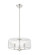 Downtown Urban Three Light Pendant in Brushed Satin Nickel (405|436-3S-SN-G436-16CL)