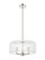 Downtown Urban Three Light Pendant in Polished Nickel (405|436-3S-PN-G436-16CL)