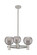 Downtown Urban Three Light Pendant in Satin Nickel (405|434-3CR-SN-G1213-6SM)