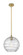 Downtown Urban One Light Pendant in Brushed Brass (405|434-1S-BB-G1213-12CL)