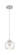 Downtown Urban One Light Pendant in Satin Nickel (405|434-1P-SN-G124-6)