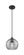 Downtown Urban One Light Pendant in Matte Black (405|434-1P-BK-G1213-8SM)