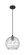 Downtown Urban One Light Pendant in Matte Black (405|434-1P-BK-G1213-10CL)