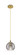 Downtown Urban One Light Pendant in Brushed Brass (405|434-1P-BB-G1213-6SM)