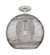 Downtown Urban One Light Flush Mount in Satin Nickel (405|434-1F-SN-G1213-12SM)