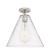 Downtown Urban One Light Flush Mount in Polished Nickel (405|434-1F-PN-GBC-122)