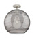 Downtown Urban One Light Flush Mount in Polished Nickel (405|434-1F-PN-G1213-12SM)