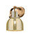 Downtown Urban One Light Wall Sconce in Brushed Brass (405|423-1W-BB-G412-6ME)