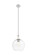 Ballston One Light Mini Pendant in Brushed Satin Nickel (405|415-1SR-SN-G122-12)