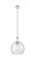 Ballston One Light Mini Pendant in Polished Nickel (405|415-1SR-PN-G124-12)