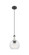 Ballston One Light Mini Pendant in Matte Black (405|415-1PR-BK-G122-8)
