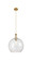 Ballston One Light Pendant in Brushed Brass (405|415-1PR-BB-G124-14)