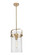 Downtown Urban One Light Mini Pendant in Champagne Bronze (405|413-1SM-CB-G413-1S-8CL)
