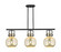 Downtown Urban Three Light Island Pendant in Matte Black (405|411-3I-BK-G410-10ME)