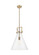 Downtown Urban One Light Pendant in Champagne Bronze (405|411-1SL-CB-G411-14CL)