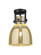 Downtown Urban One Light Semi-Flush Mount in Matte Black (405|411-1F-BK-G412-8ME)
