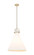 Downtown Urban One Light Pendant in Champagne Bronze (405|410-1SL-CB-G411-18WH)