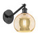 Ballston One Light Wall Sconce in Matte Black (405|317-1W-BK-G128-8)