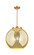 Essex Three Light Pendant in Satin Gold (405|221-3S-SG-G128-16)