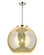 Essex Three Light Pendant in Polished Nickel (405|221-3S-PN-G128-18)