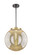 Essex One Light Pendant in Black Antique Brass (405|221-1S-BAB-G208-14)