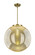 Essex One Light Pendant in Antique Brass (405|221-1S-AB-G208-18)