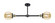 Franklin Restoration Two Light Island Pendant in Black Antique Brass (405|209-BAB-G208-6)
