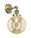 Franklin Restoration One Light Wall Sconce in Antique Brass (405|203SW-AB-G208-8)