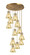 Downtown Urban 12 Light Pendant in Brushed Brass (405|126-410-1PS-BB-G411-8ME)