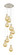 Downtown Urban Nine Light Pendant in Brushed Satin Nickel (405|119-451-1P-SN-G451-7ME)